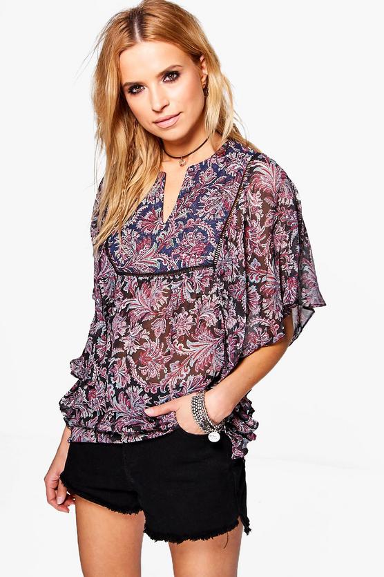 Emma aisley Kaftan Top